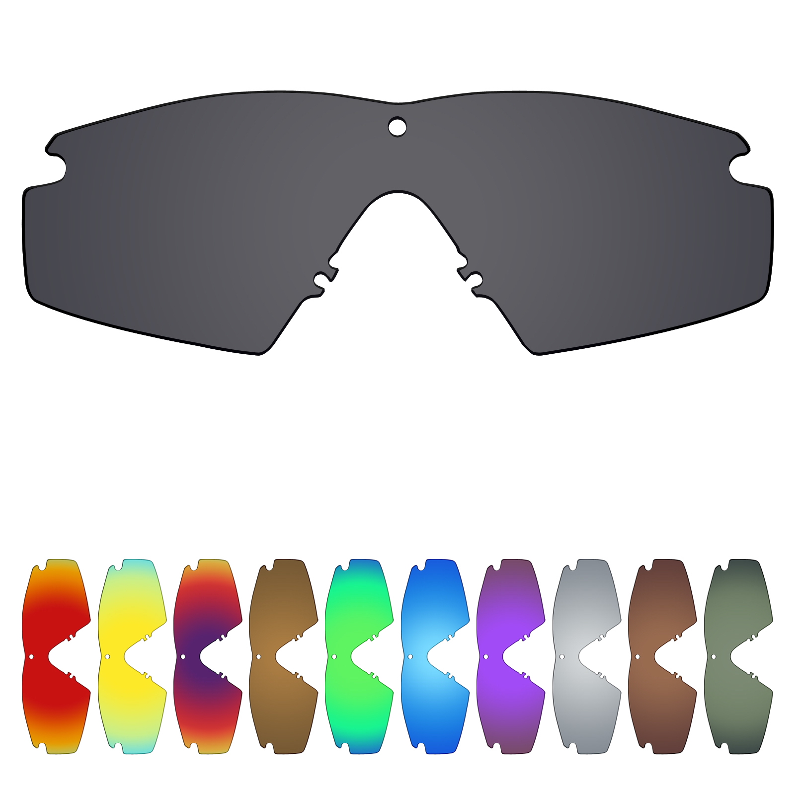 Ski Goggles Polarized Photochromic - เลนส์เปลี่ยน Ezoptix123 แบบโพลาไรซ์/ไม่โพลาไรซ์สำหรับแว่นกันแดด Oakley Si M