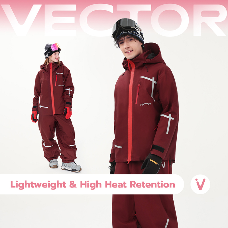 Ski Pants Waterproof Insulated Winter - เสื้อแจ็คเก็ตสกีสำหรับผู้หญิง กางเกงสกีสำหรับผู้ชาย ชุดสกีกันน้ำ ระบายอากาศได้ดี และให้ความอบอุ่น ชุดกันลมสำหรับฤดูหนาว