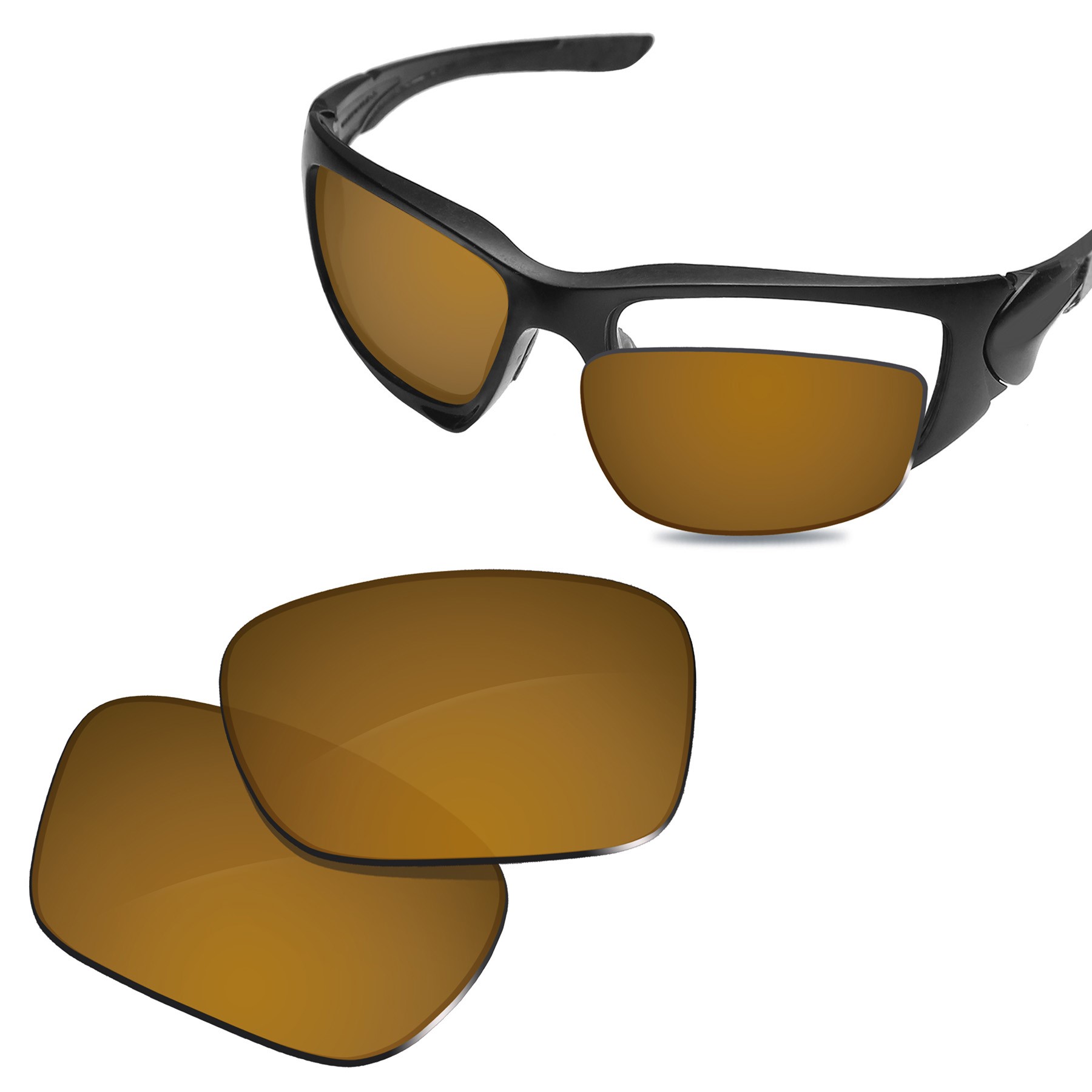Ski Goggles Polarized Photochromic - เลนส์โพลาไรซ์กลินท์เบย์ UV400 ป้องกันแสงสำหรับแว่นกันแดดโอ๊คลี่ย์ สกาลเพล OO9095, สกาลเพล