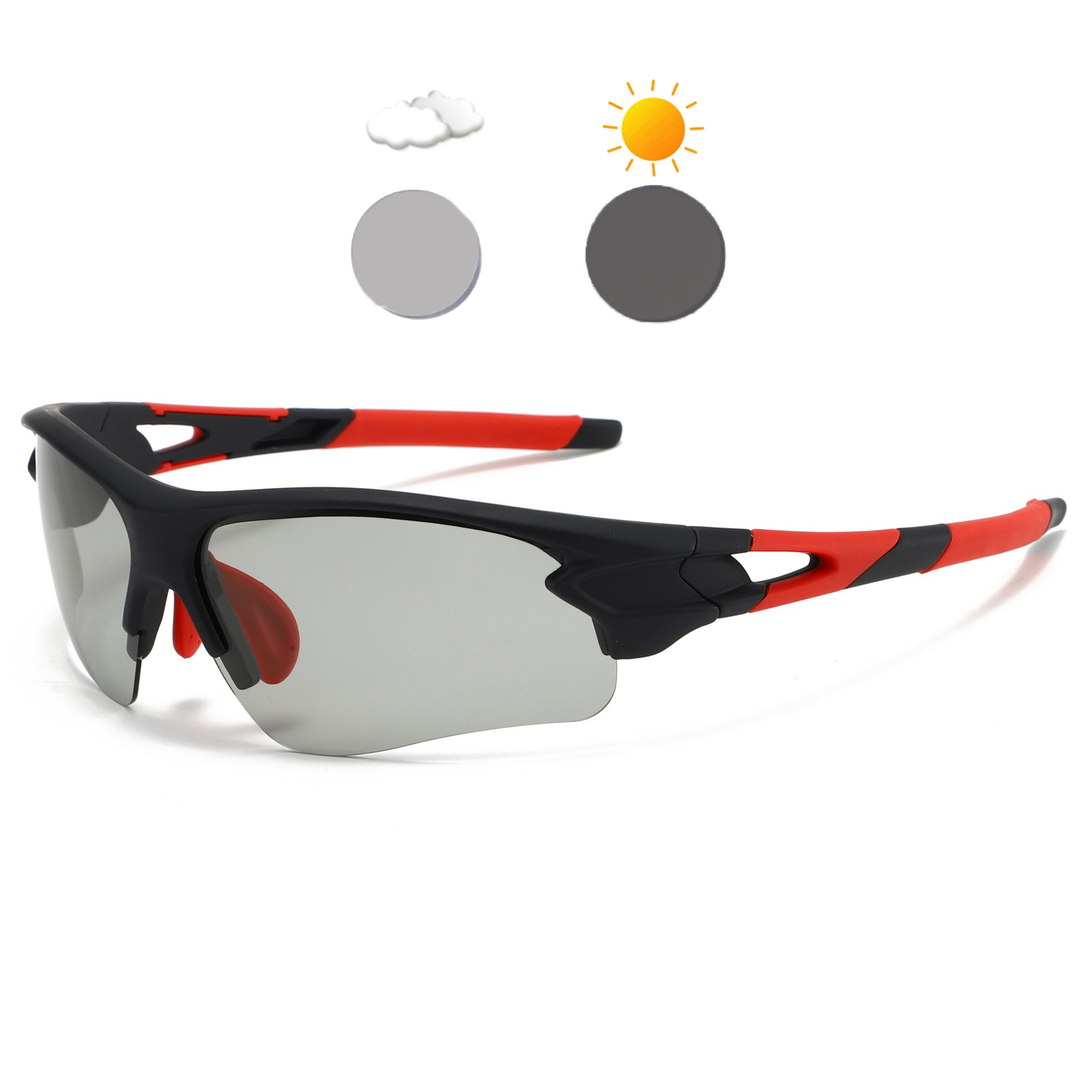 Ski Goggles Polarized Photochromic - ผู้ชายผู้หญิงแว่นกันแดดโพลาไรซ์แบบโฟโตโครมิคกีฬากลางแจ้งตกปลาอาทิตย์แว่นตาขี่จักรยานวิ่งขับรถแว่นตาแว่นตาเดินป่า