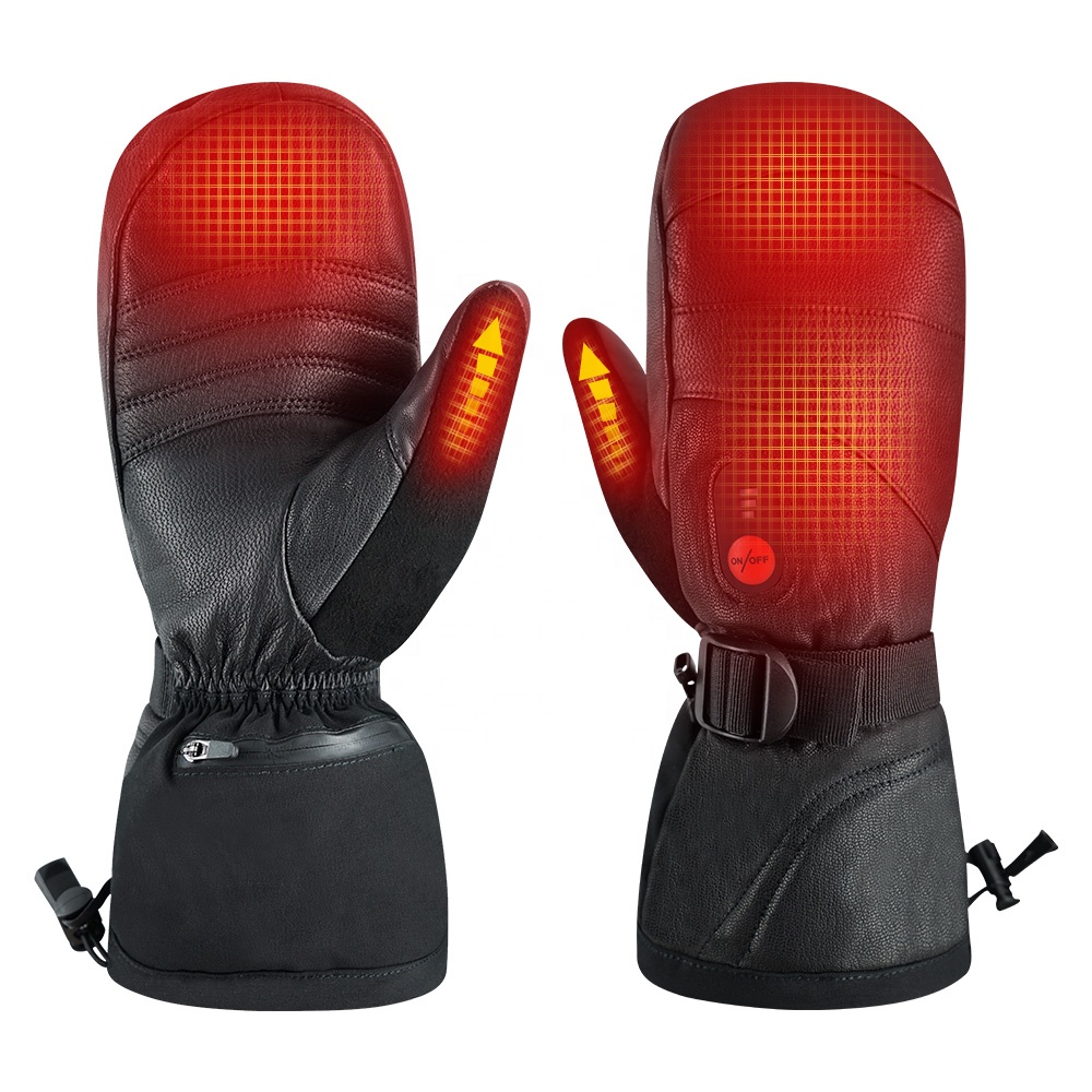 Heated Ski Gloves Battery Waterproof - ถุงมือสกีแบบหน้าจอสัมผัส SAVIOR กันน้ำ สำหรับเล่นสโนว์บอร์ด ปลอดภัย ใช้แบตเตอรี่ไฟฟ้า