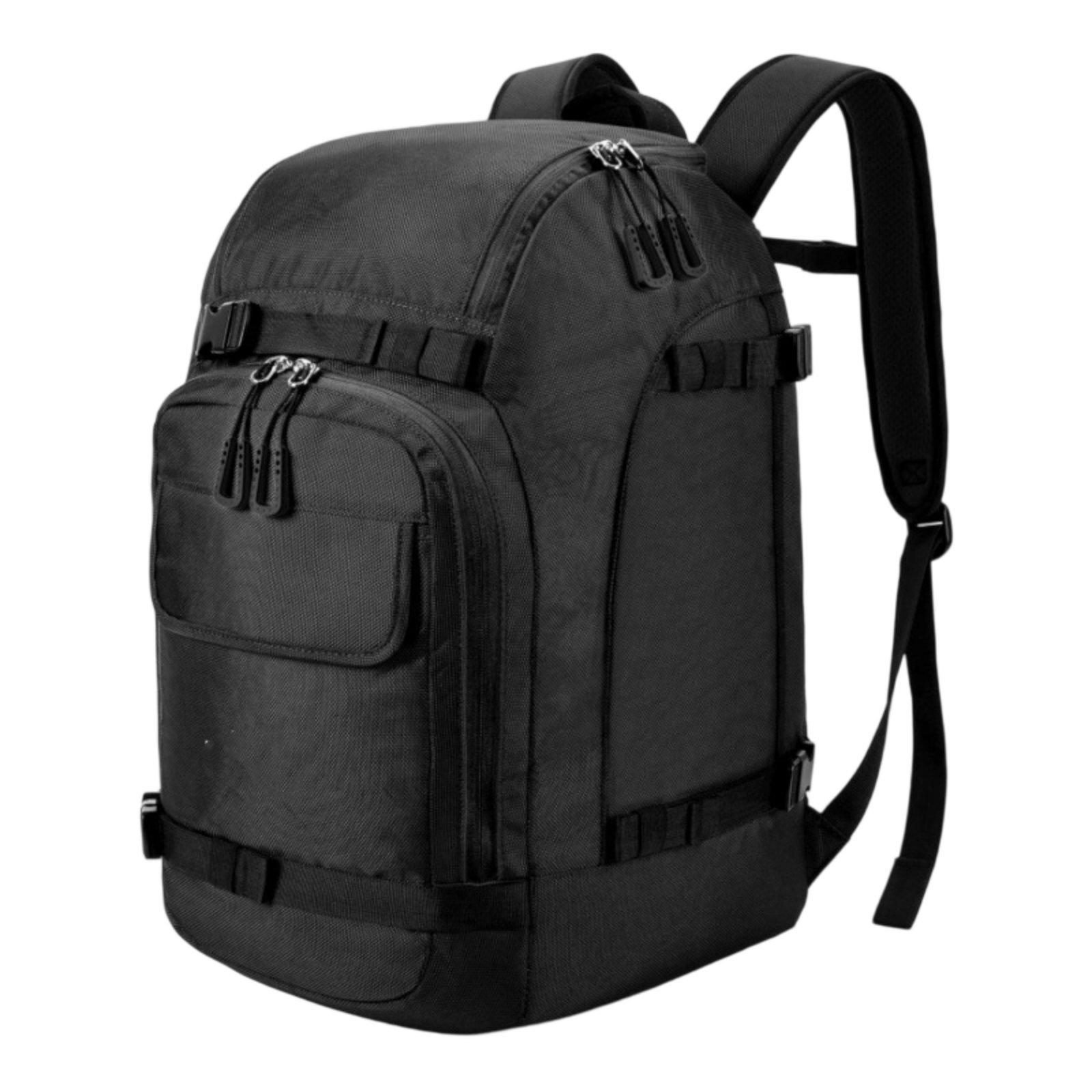 Ski Boot Bag Backpack Travel - กระเป๋าเป้สำหรับรองเท้าสกี ความจุขนาดใหญ่ กระเป๋าเดินทางสำหรับสกี หลายช่องเก็บของ กระเป๋าสำหรับรองเท้าสโนว์บอร์ด