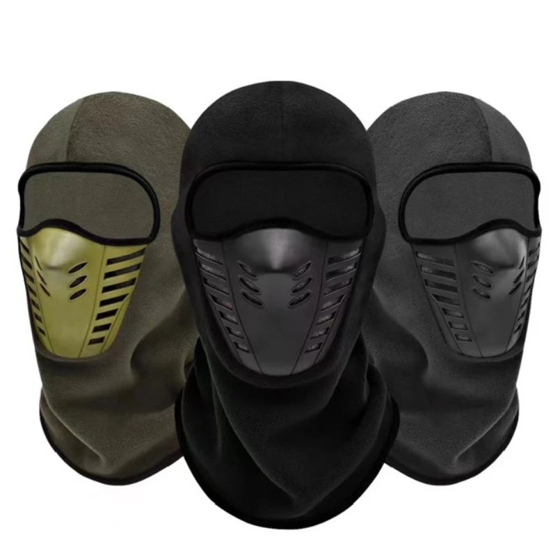 Balaclava Ski Mask Windproof Fleece - หน้ากากมอเตอร์ไซค์ ผ้าฟลีซกันหนาว หน้ากากปิดหน้า รักษาความอบอุ่น สำหรับขี่มอเตอร์ไซค์ บาลาคลาวา