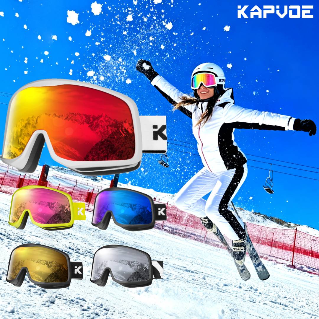 แว่นตาสกี Kapvoe ป้องกันฝ้า ป้ - Snowboard Goggles Otg Over Glasses บทวิจารณ์และราคา