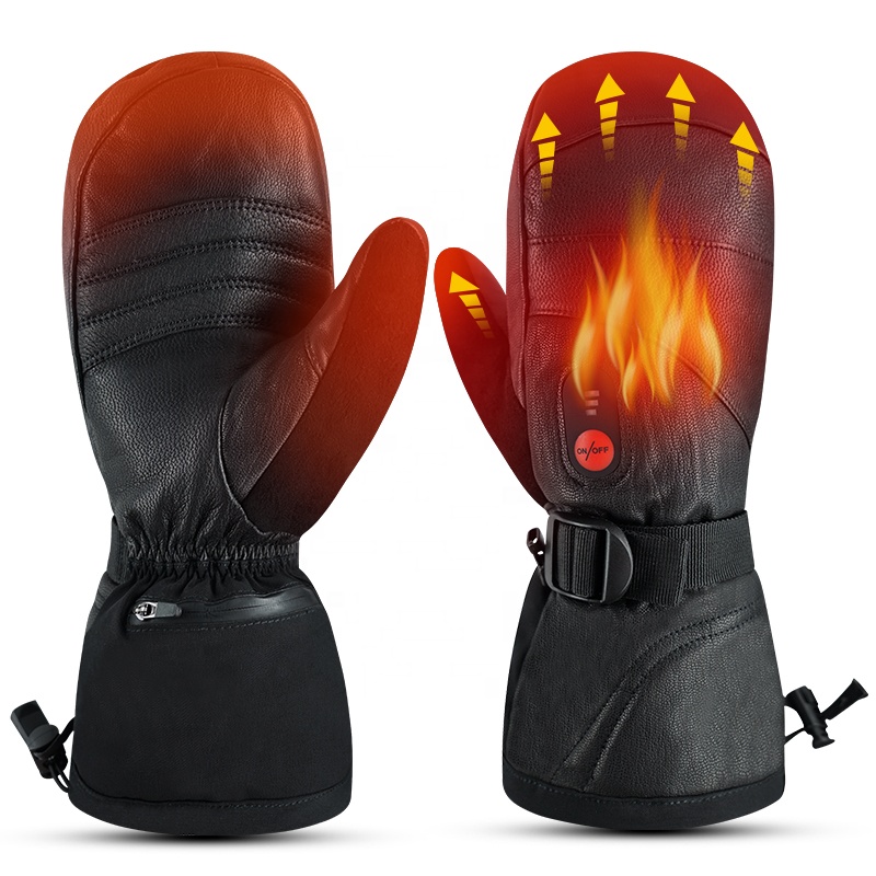 ถุงมือสกีแบบมีระบบทำความร้อน ช - Heated Ski Gloves Battery Waterproof บทวิจารณ์และราคา