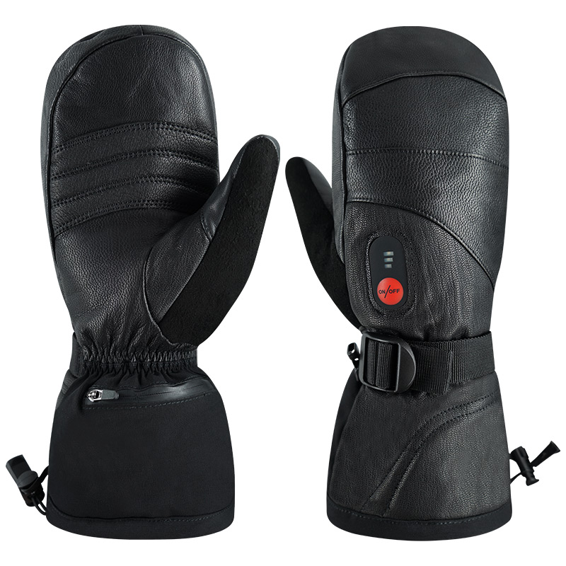 สกีฤดูหนาวถุงมือลุยหิมะอุ่นควา - Heated Ski Gloves Battery Waterproof บทวิจารณ์และราคา