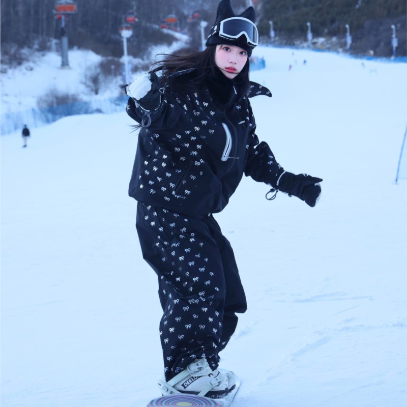 ชุดเสื้อแจ็คเก็ตและกางเกงสกีสำ - Ski Pants Waterproof Insulated Winter บทวิจารณ์และราคา