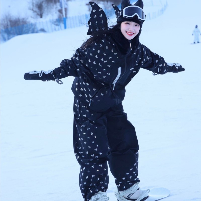 ชุดเสื้อแจ็คเก็ตและกางเกงสกีสำ - Ski Pants Waterproof Insulated Winter บทวิจารณ์และราคา