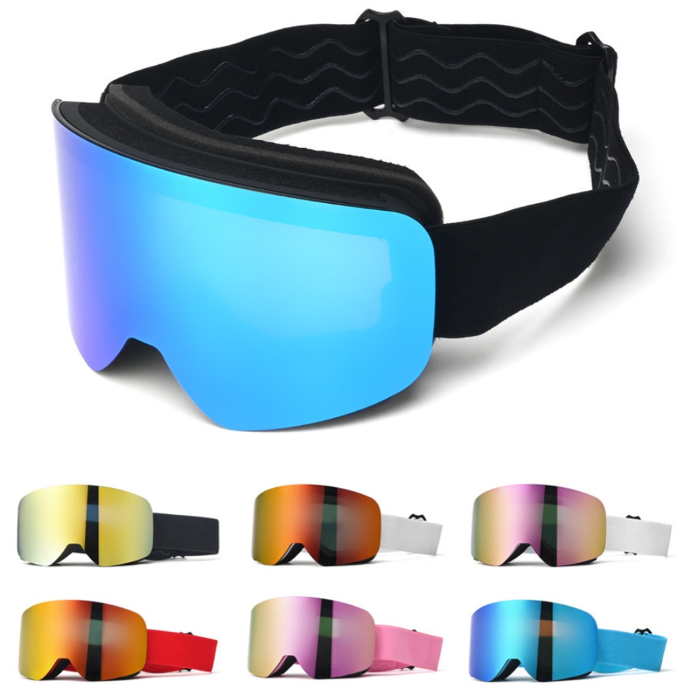 แว่นตาสกีกันลม HD เลนส์สองชั้น - Snowboard Goggles Otg Over Glasses บทวิจารณ์และราคา