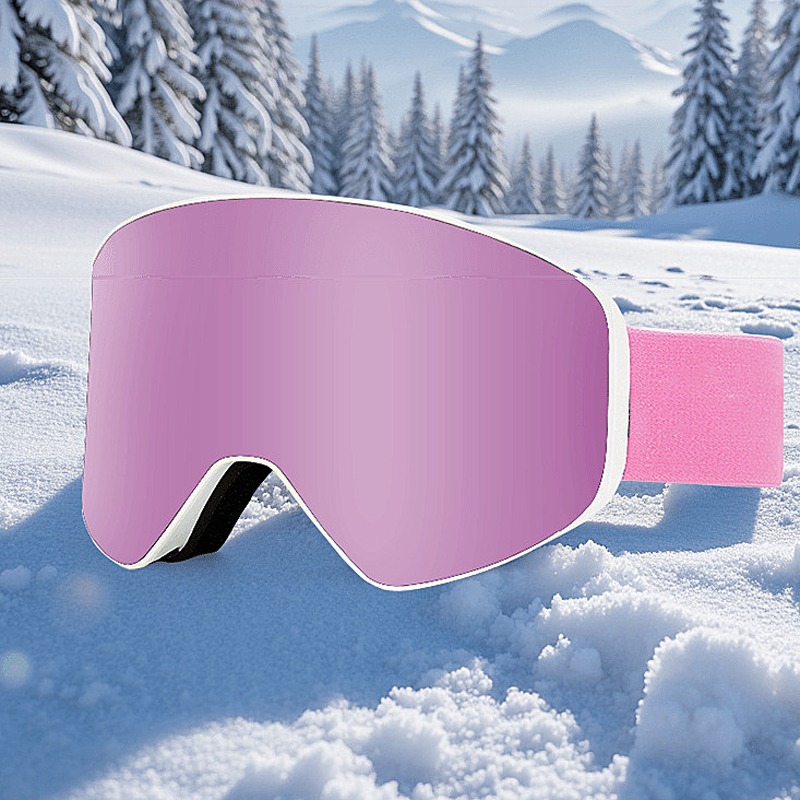 แว่นตาสกีเปลี่ยนเลนส์ได้รวดเร็ - Ski Goggles Magnetic Quick Change Lens บทวิจารณ์และราคา