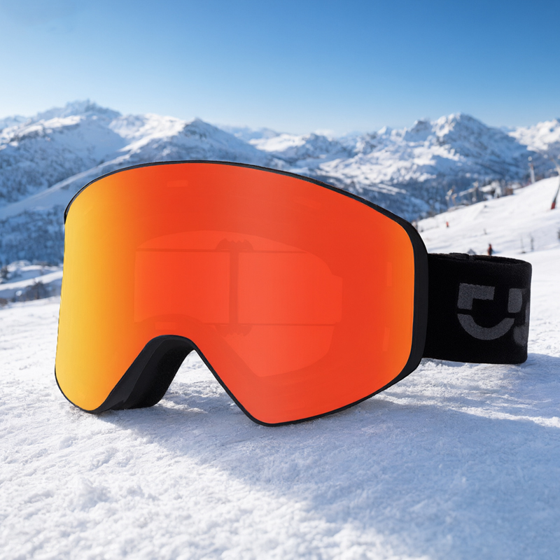 แว่นตาสกีเปลี่ยนเลนส์ได้รวดเร็ - Ski Goggles Magnetic Quick Change Lens บทวิจารณ์และราคา