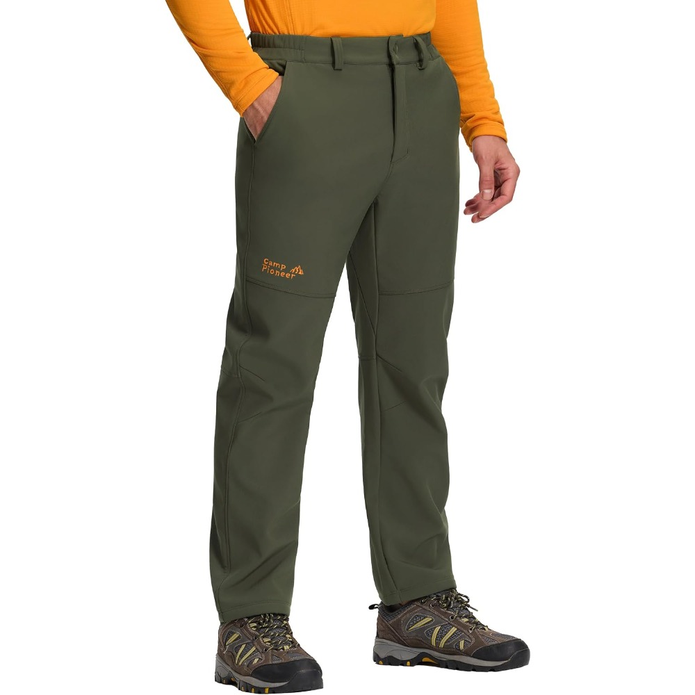 กางเกงเดินป่าบุขนแกะสำหรับผู้ช - Ski Pants Waterproof Insulated Winter บทวิจารณ์และราคา
