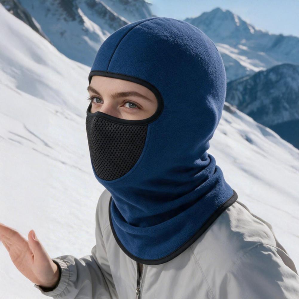 หน้ากากคลุมหน้าบุขนแกะกันลม ให - Balaclava Ski Mask Windproof Fleece บทวิจารณ์และราคา