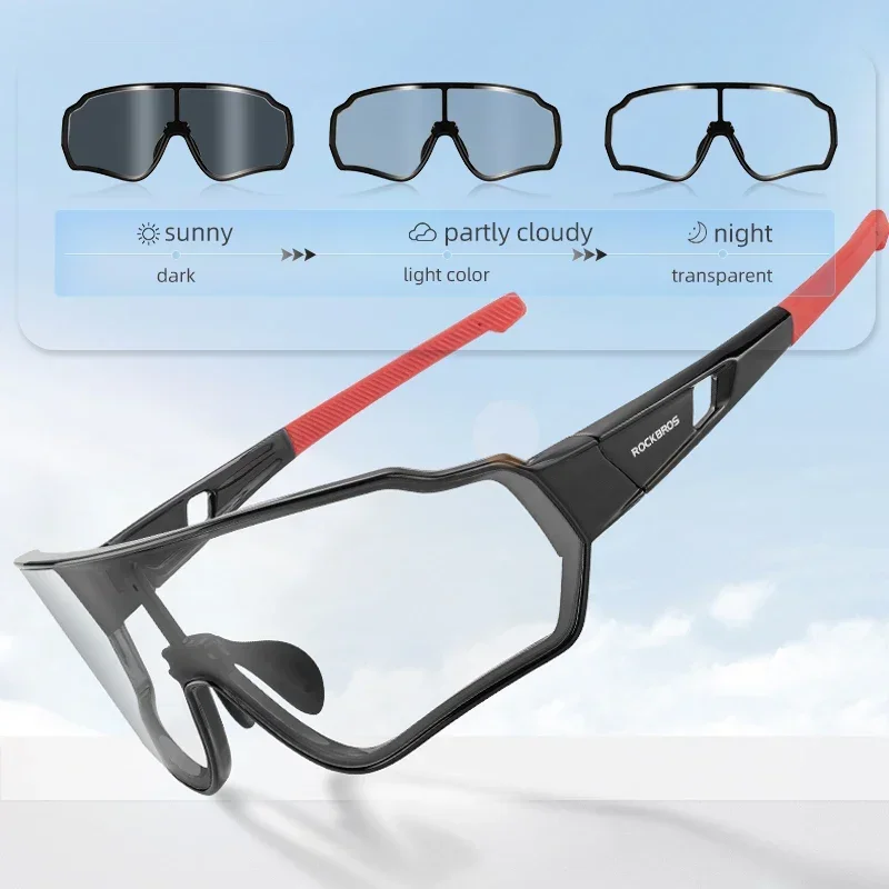 ROCKBROS ขี่จักรยานแว่นตาผู้ชา - Ski Goggles Polarized Photochromic บทวิจารณ์และราคา