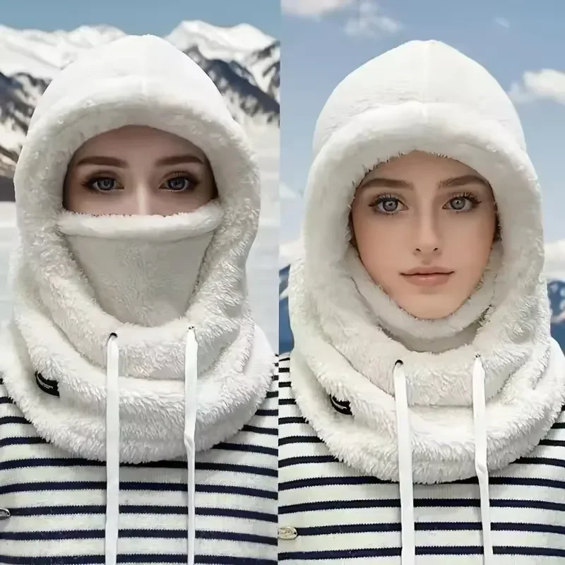 หมวกคลุมหน้ากันลมกันหนาวสำหรับ - Balaclava Ski Mask Windproof Fleece บทวิจารณ์และราคา