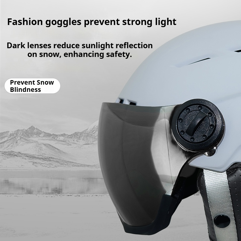 หมวกกันน็อคสกี MOON All-Season - Ski Helmet With Integrated Visor บทวิจารณ์และราคา
