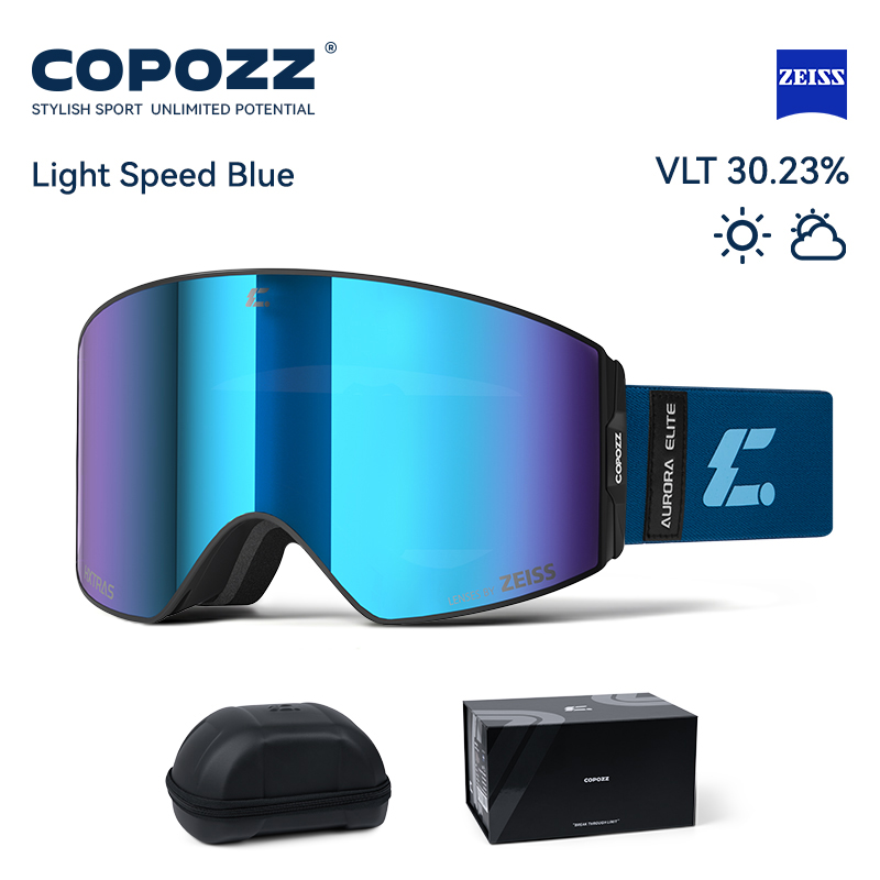 แว่นตาสกี COPOZZ 2026 เลนส์ ZE - Ski Goggles Magnetic Quick Change Lens บทวิจารณ์และราคา