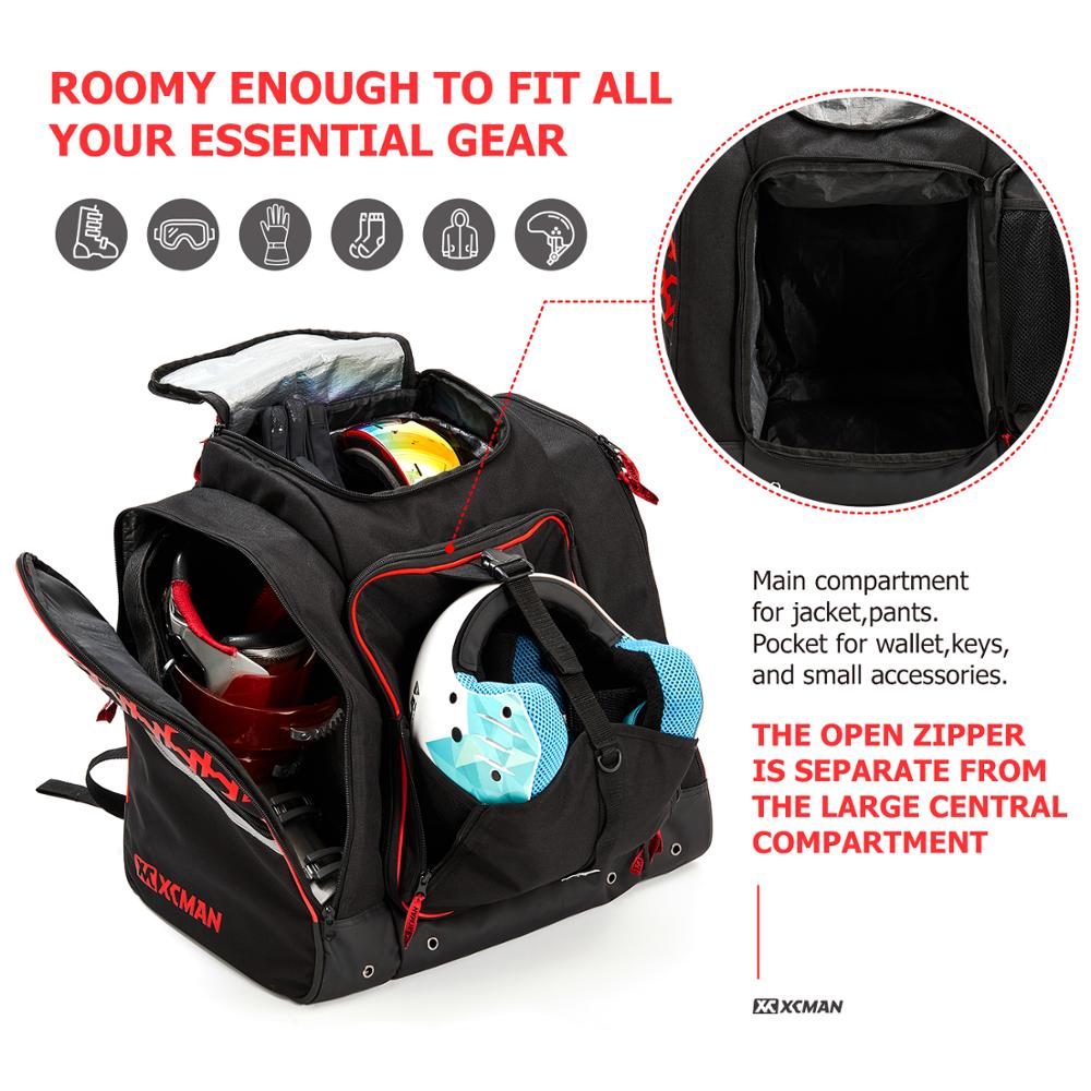 XCMAN รองเท้าสกีและกระเป๋าเป้ส - Ski Boot Bag Backpack Travel บทวิจารณ์และราคา