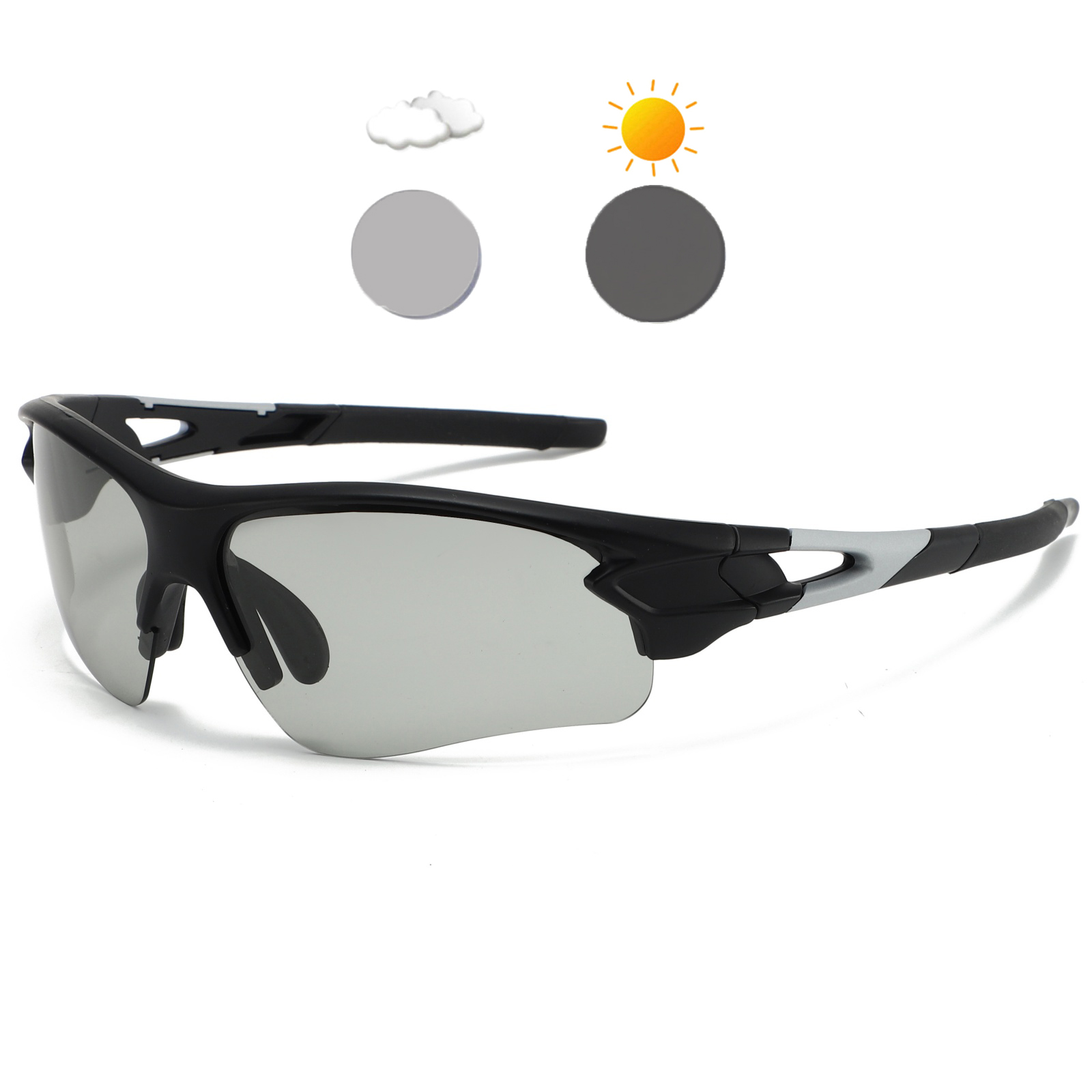 ผู้ชายผู้หญิงแว่นกันแดดโพลาไรซ - Ski Goggles Polarized Photochromic บทวิจารณ์และราคา