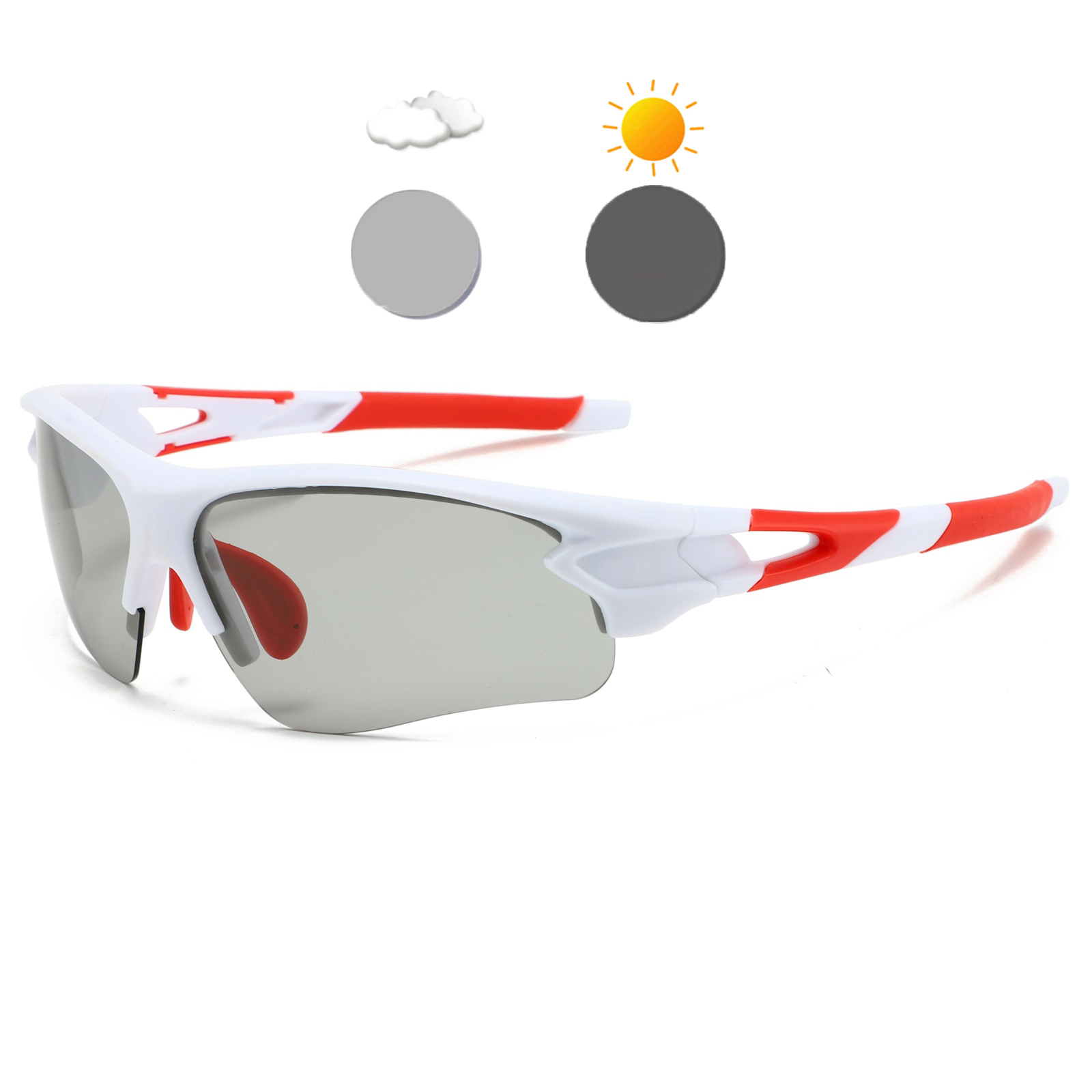 ผู้ชายผู้หญิงแว่นกันแดดโพลาไรซ - Ski Goggles Polarized Photochromic บทวิจารณ์และราคา