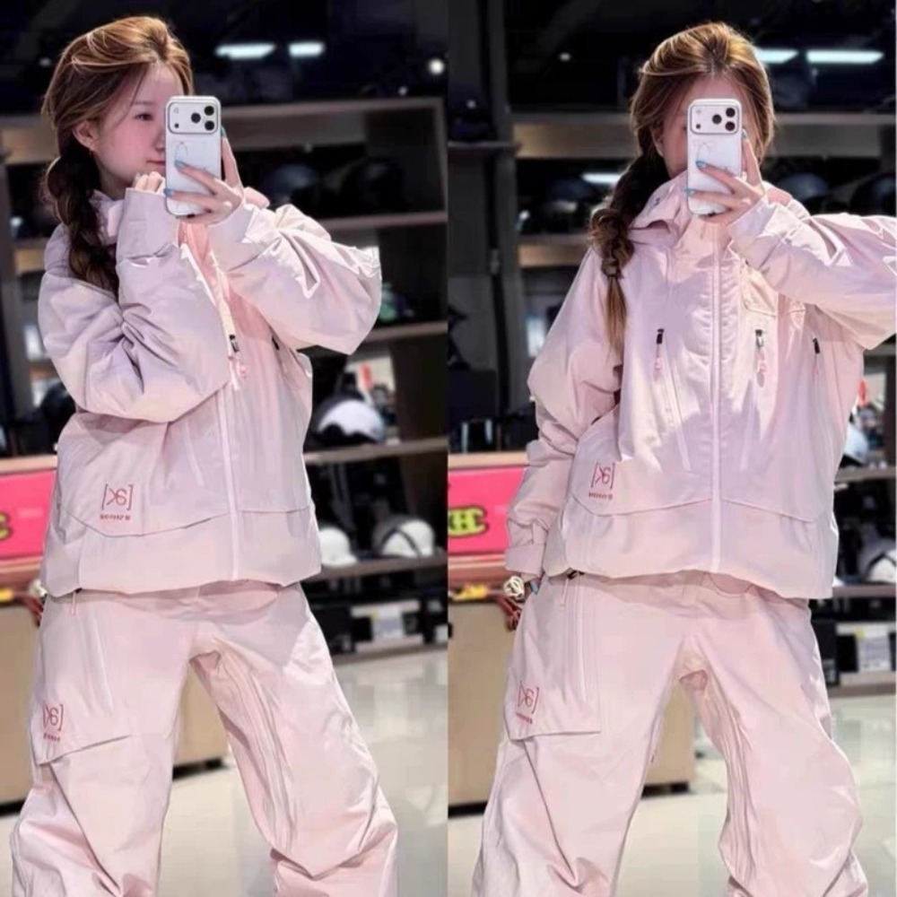 ชุดสโนว์บอร์ดสำหรับผู้หญิง Bur - Snowboard Jacket Gore Tex Waterproof บทวิจารณ์และราคา