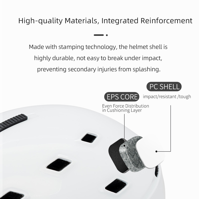 ที่บังแดดหิมะดวงจันทร์อุปกรณ์ป - Ski Helmet With Integrated Visor บทวิจารณ์และราคา