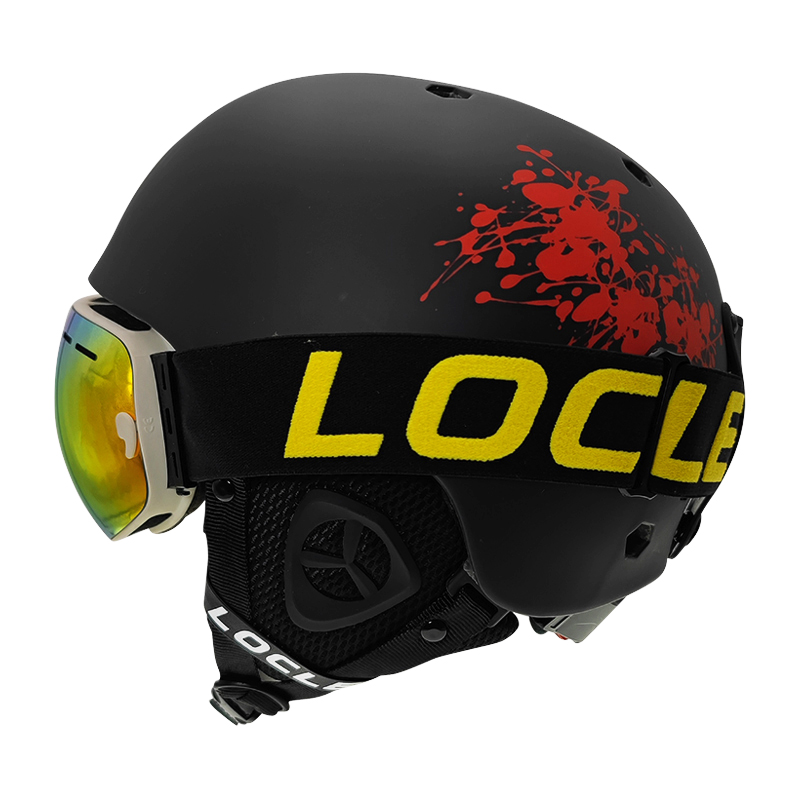 LOCLE หมวกกันน็อคสกีผู้ชายผู้ห - Ski Helmet With Integrated Visor บทวิจารณ์และราคา