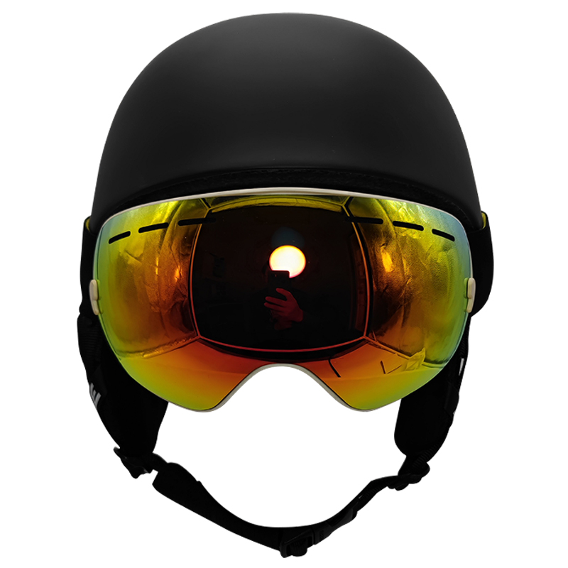 LOCLE หมวกกันน็อคสกีผู้ชายผู้ห - Ski Helmet With Integrated Visor บทวิจารณ์และราคา