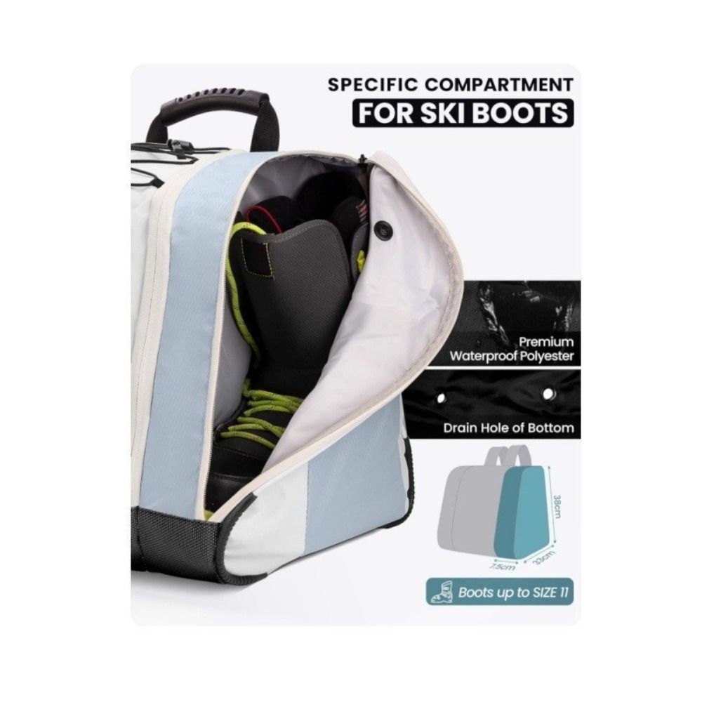 กระเป๋าใส่รองเท้าสกีความจุขนาด - Ski Boot Bag Backpack Travel บทวิจารณ์และราคา