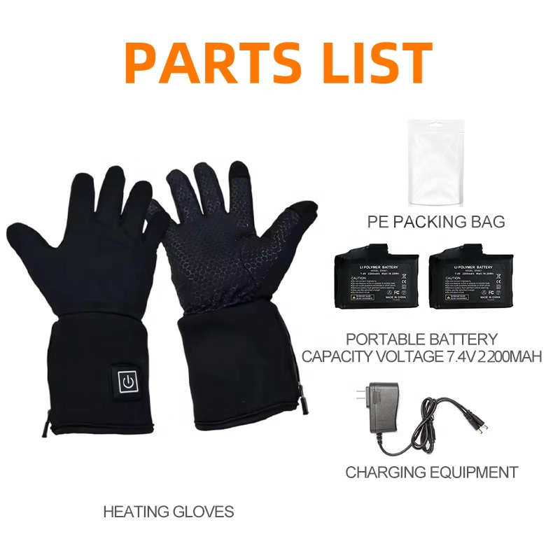 ถุงมือสกีกันน้ำอุ่นสำหรับฤดูหน - Heated Ski Gloves Battery Waterproof บทวิจารณ์และราคา