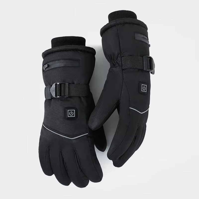 ถุงมือสกีไฟฟ้าแบบมีระบบทำความร - Heated Ski Gloves Battery Waterproof บทวิจารณ์และราคา