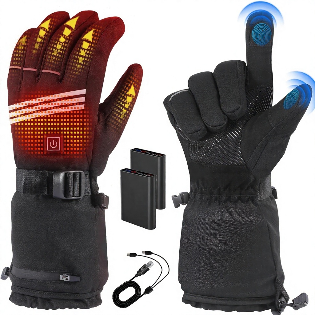 ถุงมือทำความร้อน 2026 แบบยูนิเ - Heated Ski Gloves Battery Waterproof บทวิจารณ์และราคา