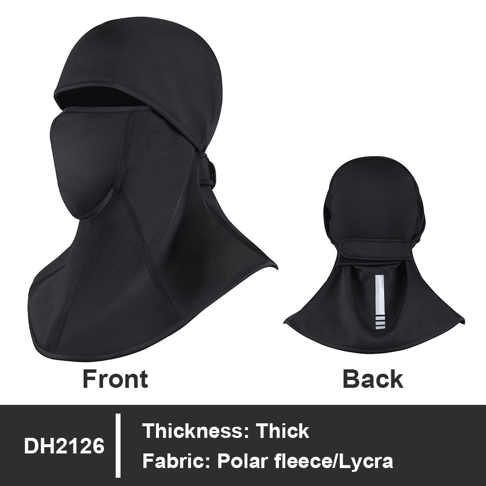 หน้ากากคลุมศีรษะกันลมแบบผ้าฟลี - Balaclava Ski Mask Windproof Fleece บทวิจารณ์และราคา