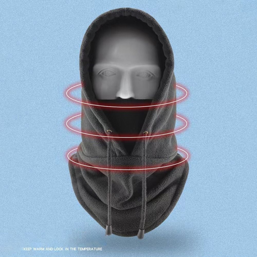 หมวกไหมพรมผ้าฟลีซสำหรับผู้ชาย, - Balaclava Ski Mask Windproof Fleece บทวิจารณ์และราคา