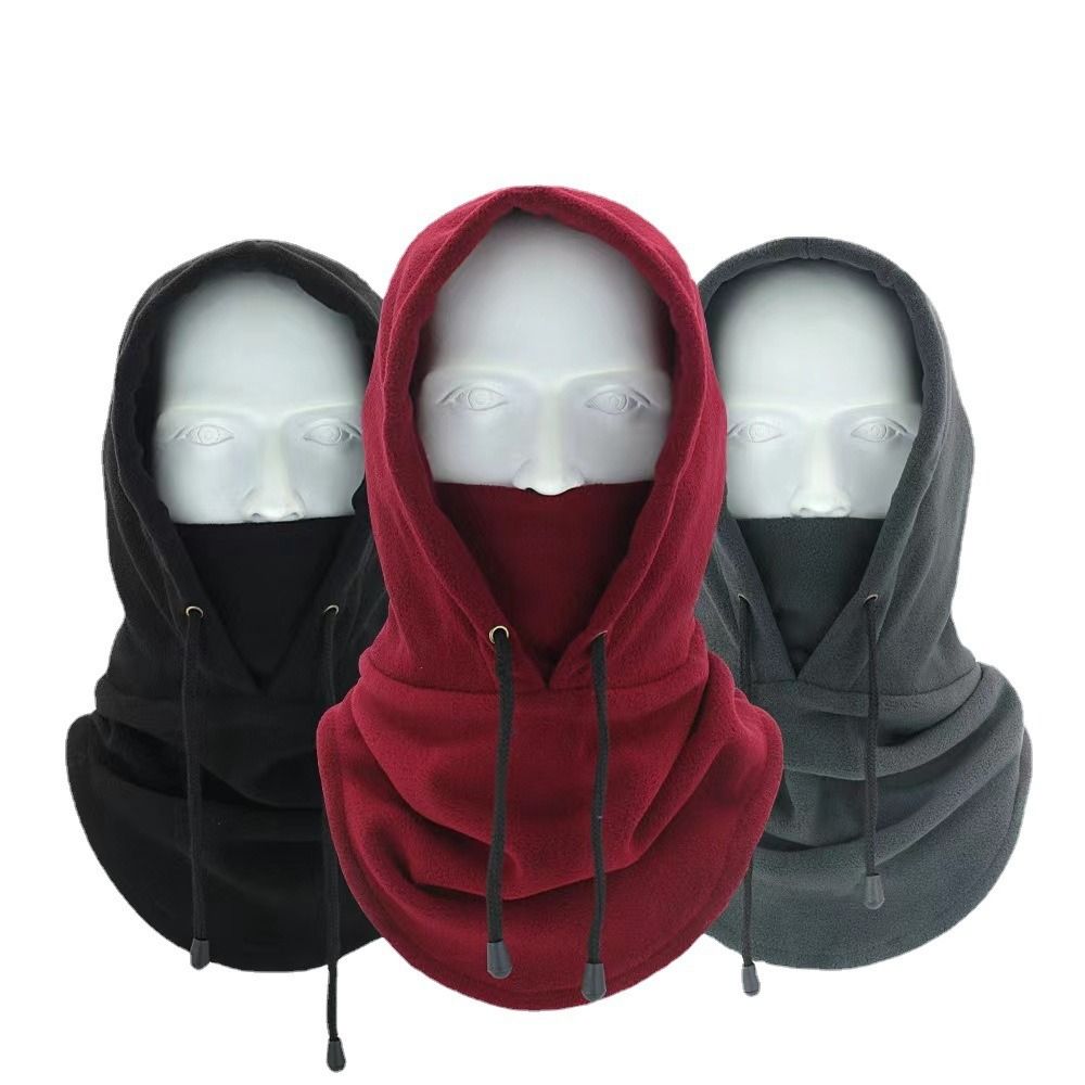 หมวกไหมพรมผ้าฟลีซสำหรับผู้ชาย, - Balaclava Ski Mask Windproof Fleece บทวิจารณ์และราคา