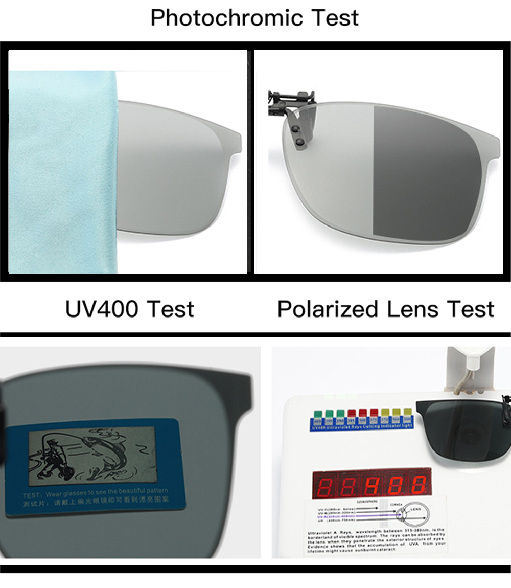 แว่นกันแดดแบบหนีบสำหรับใส่บนแว - Ski Goggles Polarized Photochromic บทวิจารณ์และราคา