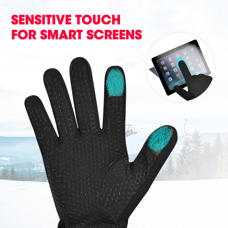 ถุงมือสกีไฟฟ้าแบบมีระบบทำความร - Heated Ski Gloves Battery Waterproof บทวิจารณ์และราคา