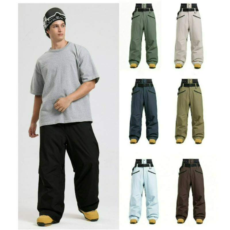 กางเกงสกีกันหนาวสำหรับชายและหญ - Ski Pants Waterproof Insulated Winter บทวิจารณ์และราคา