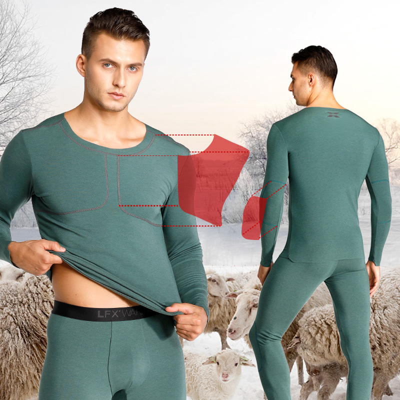 52025 ชุดชั้นในกันความร้อนระดั - Merino Wool Base Layer Thermal Underwear บทวิจารณ์และราคา