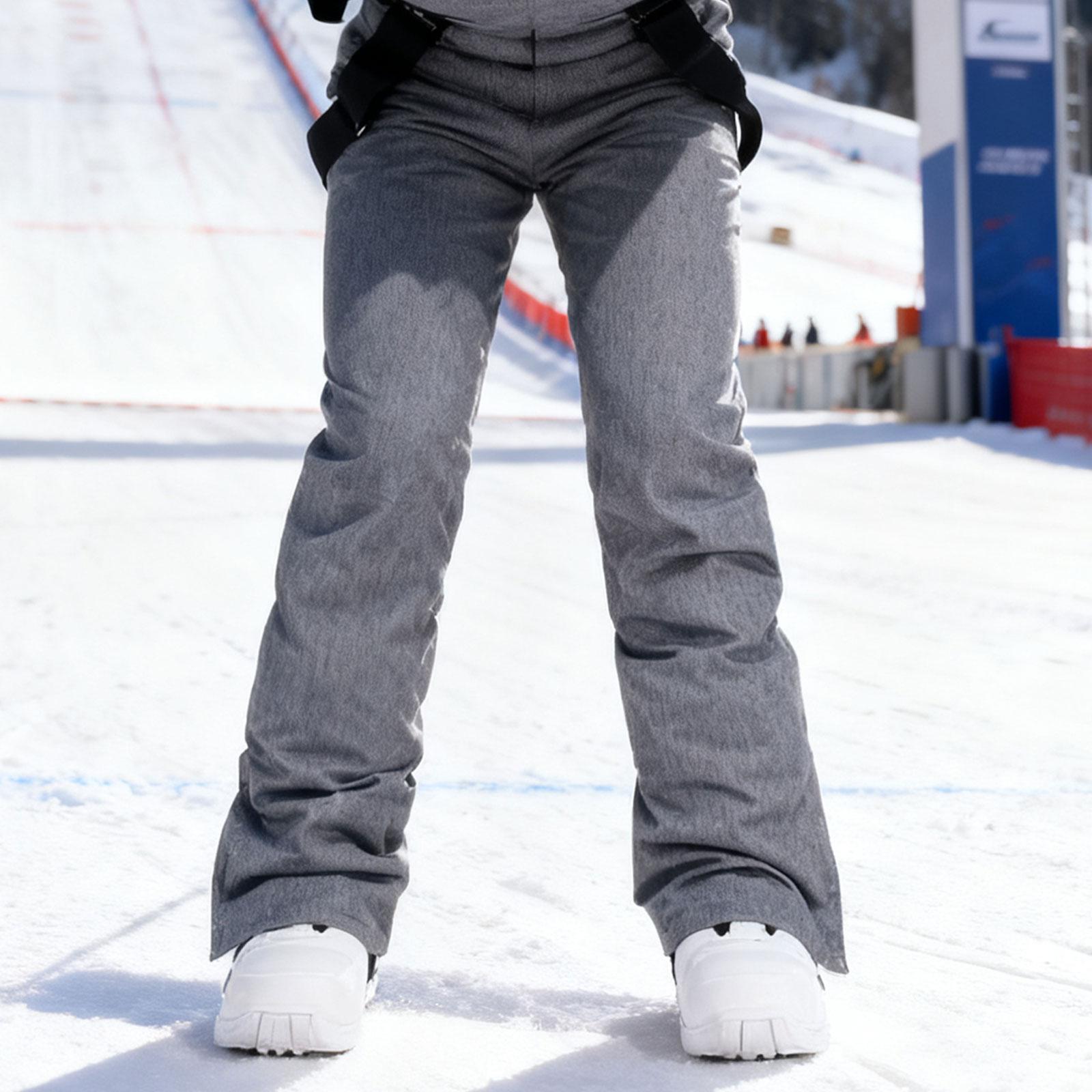 ชุดเอี๊ยมสกีฤดูหนาวสำหรับผู้หญ - Ski Pants Waterproof Insulated Winter บทวิจารณ์และราคา