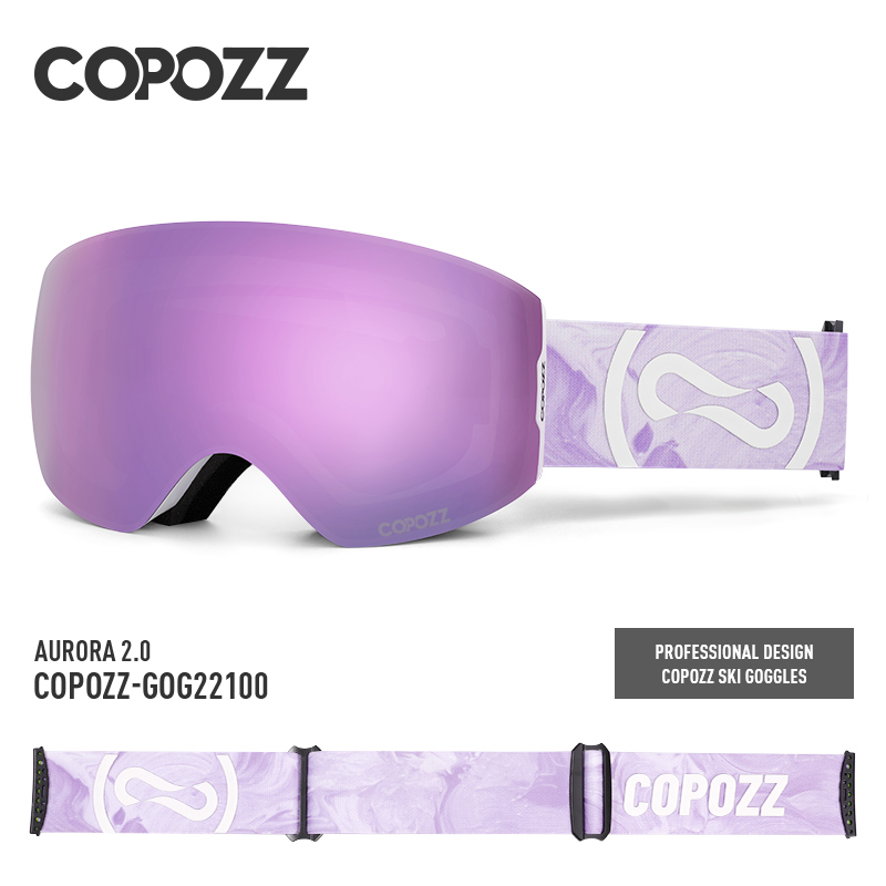 แว่นตาสกี COPOZZ แบบแม่เหล็ก ส - Ski Goggles Magnetic Quick Change Lens บทวิจารณ์และราคา