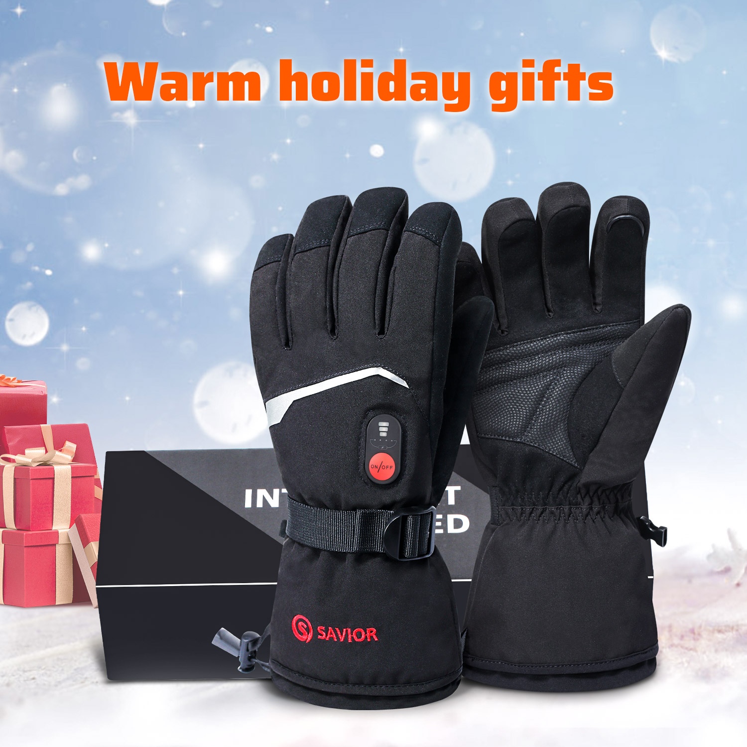 ถุงมือสกีกันน้ำสำหรับผู้ชายและ - Heated Ski Gloves Battery Waterproof บทวิจารณ์และราคา