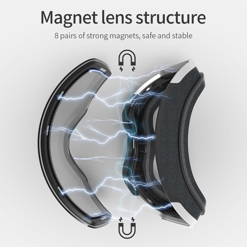 COPOZZ แว่นตาสกีฤดูหนาวแบบมืออ - Ski Goggles Magnetic Quick Change Lens บทวิจารณ์และราคา
