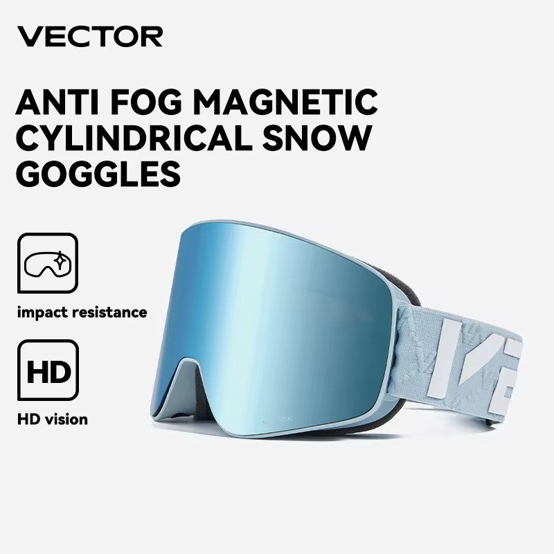 แว่นตาสกีแม่เหล็ก VECTOR พร้อม - Ski Goggles Magnetic Quick Change Lens บทวิจารณ์และราคา