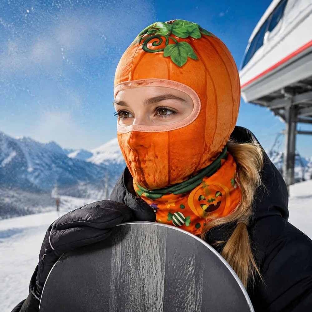 หมวกคลุมหน้าสกีผ้าฟลีซกันหนาว  - Balaclava Ski Mask Windproof Fleece บทวิจารณ์และราคา