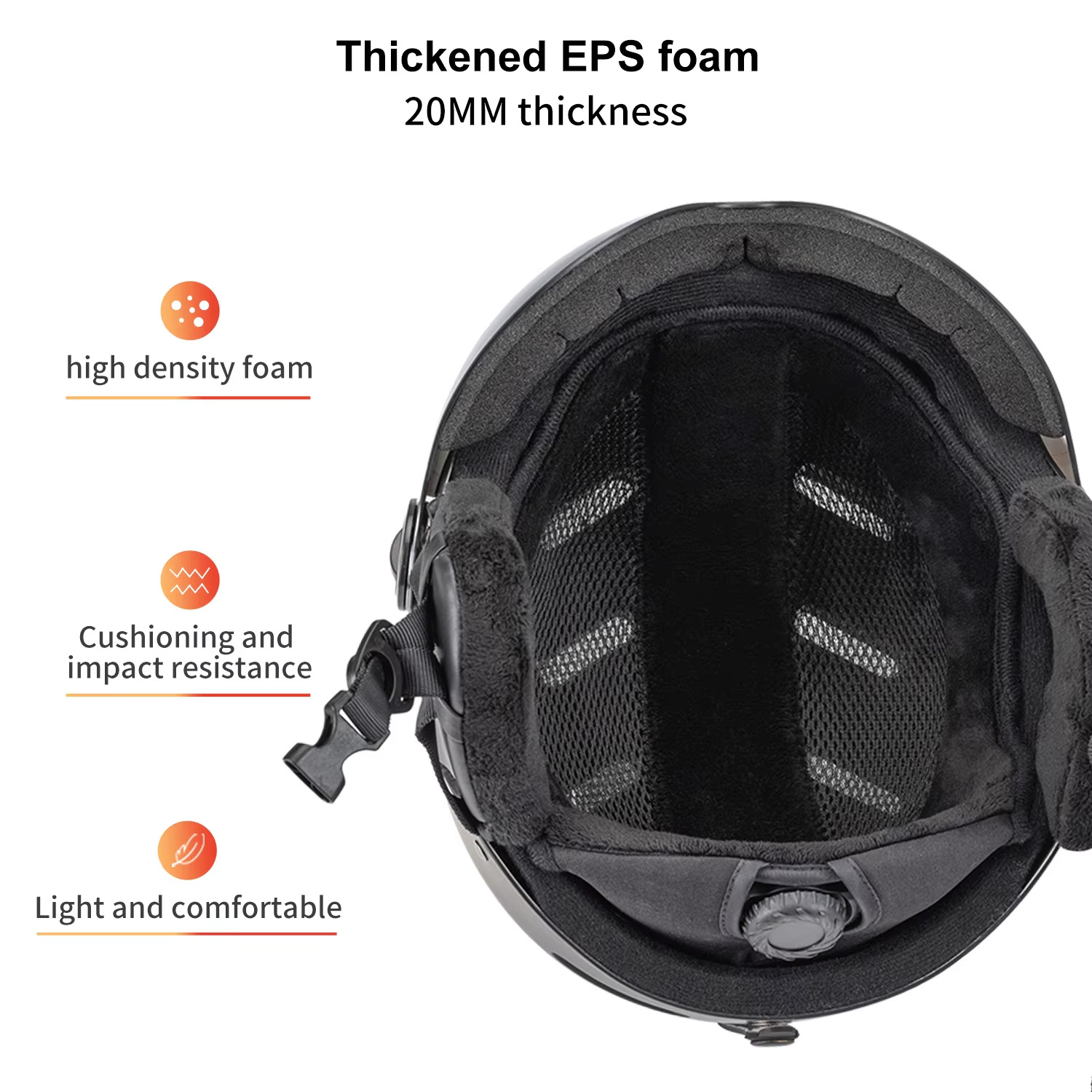 หมวกกันน็อคสกี SEEKER พร้อมที่ - Ski Helmet With Integrated Visor บทวิจารณ์และราคา
