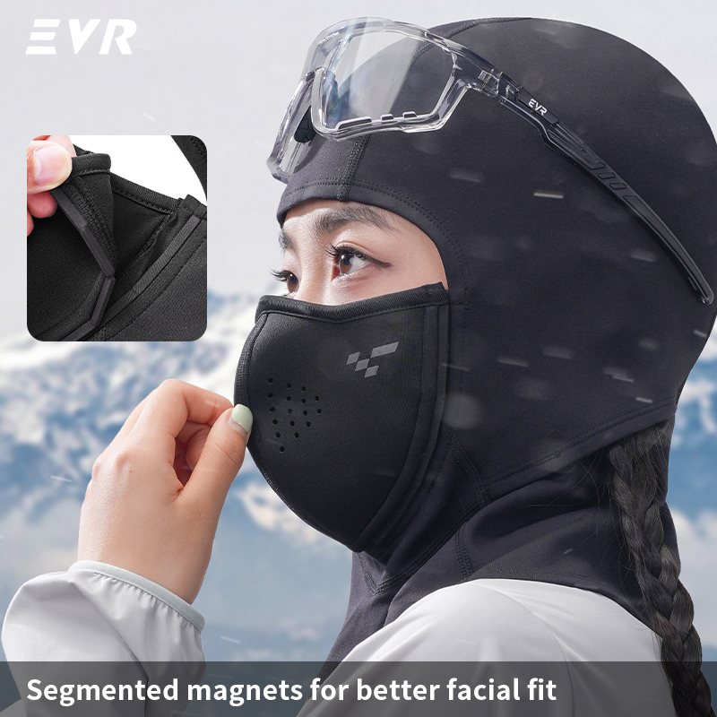 หน้ากากปิดหน้าแบบแม่เหล็ก EVR  - Balaclava Ski Mask Windproof Fleece บทวิจารณ์และราคา