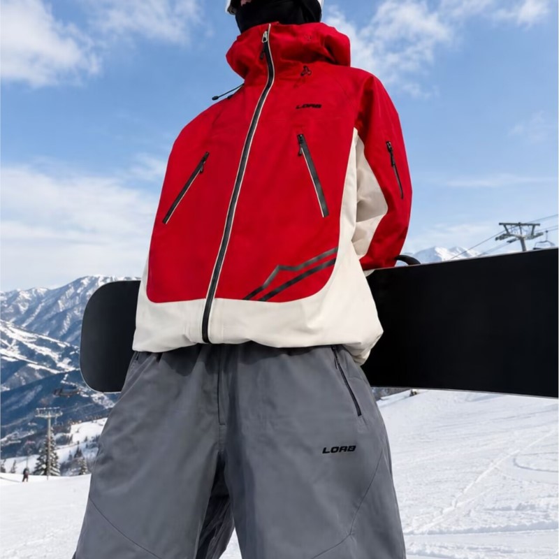 ชุดเสื้อแจ็คเก็ตและกางเกงสกีสี - Ski Pants Waterproof Insulated Winter บทวิจารณ์และราคา