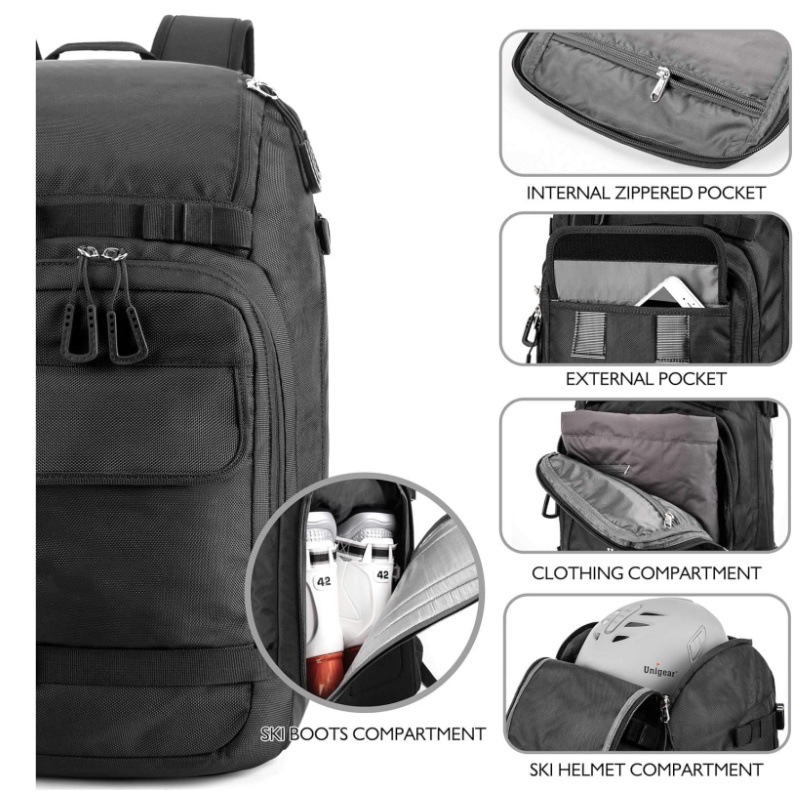 กระเป๋าเป้สำหรับรองเท้าสกี ควา - Ski Boot Bag Backpack Travel บทวิจารณ์และราคา