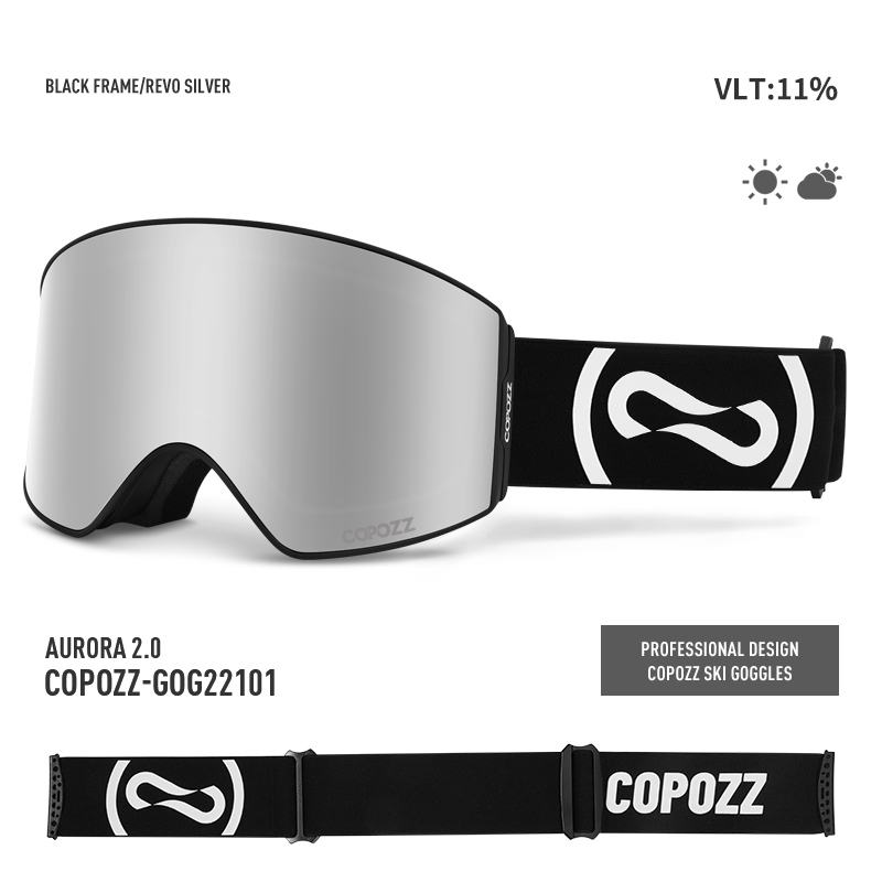 COPOZZ แม่เหล็ก Professional แ - Ski Goggles Magnetic Quick Change Lens บทวิจารณ์และราคา
